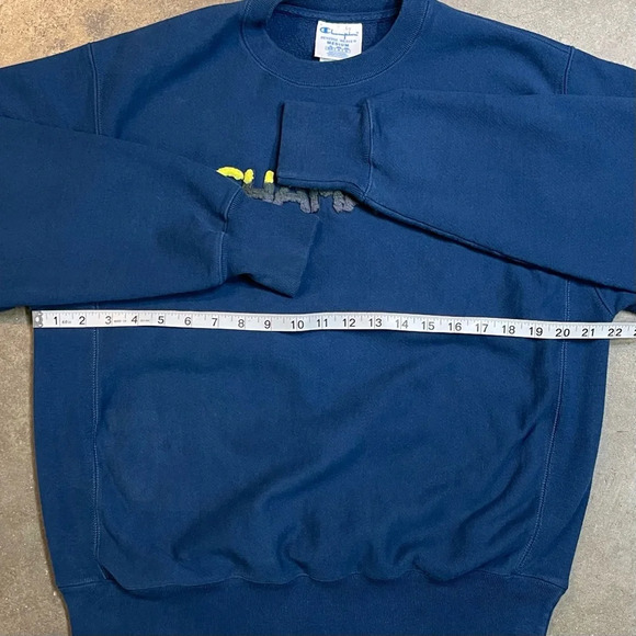 Vintage 90s Champion Reverse Weave Crewneck Distressed Sweatshirt - Picture 5 of 9